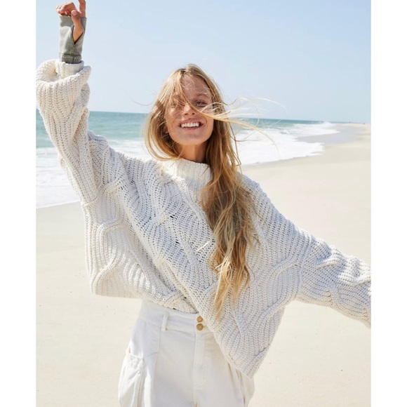 Free People Sweaters - Free People Alabaster Seasons Change Sweater